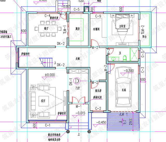 4款三層農(nóng)村住宅設(shè)計圖，帶豪華臥室套房+車庫+挑空客廳，想要的應有盡有