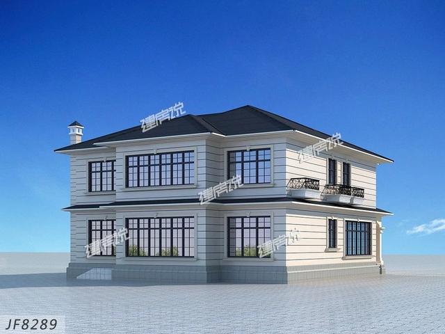 大多數人想建的二層別墅設計圖，層數不高不低，造價不也會太高