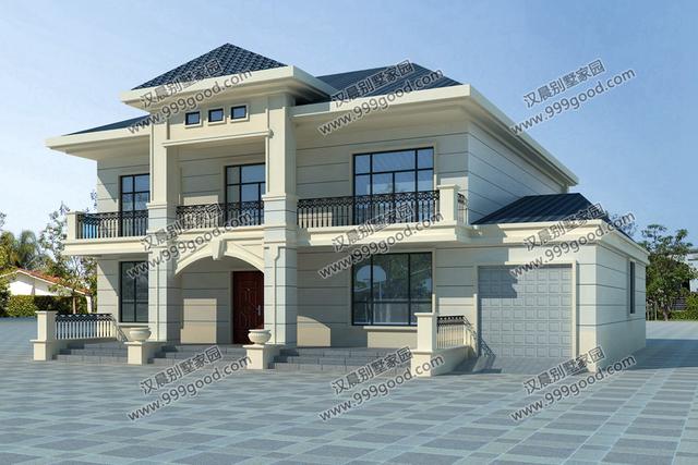 3套2層農村簡歐式別墅設計圖，實用經濟，有一種獨特的韻味