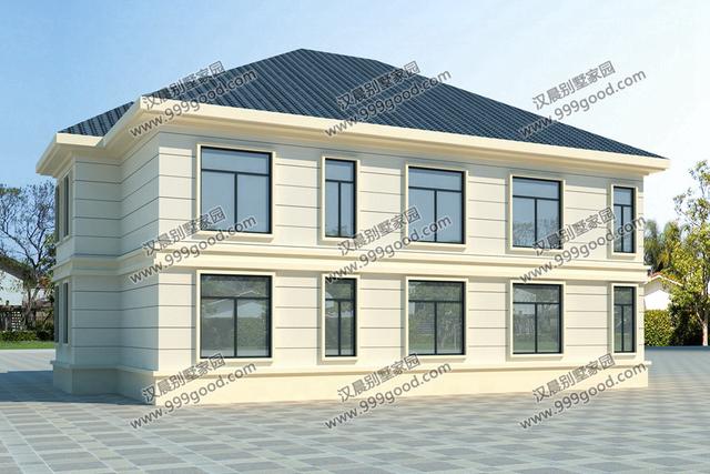 3套2層農村簡歐式別墅設計圖，實用經濟，有一種獨特的韻味