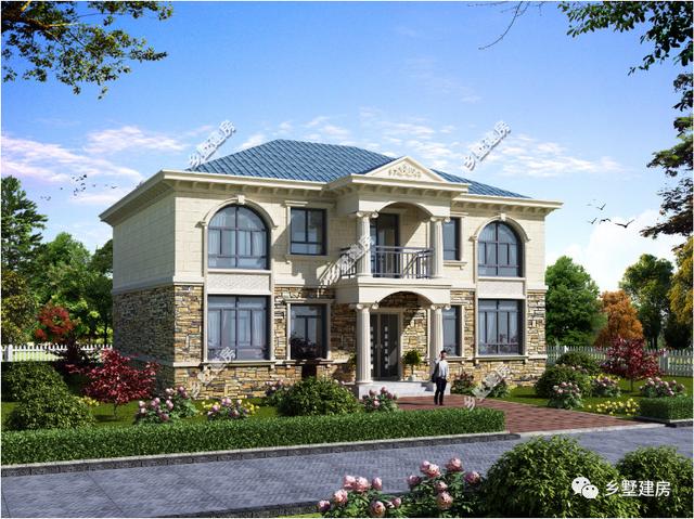 今年新款兩層自建別墅設(shè)計(jì)圖，外觀和室內(nèi)布局都比較適合建在農(nóng)村
