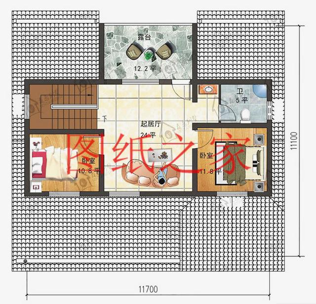農(nóng)村一層別墅設計圖，經(jīng)濟又實用，溫馨舒適，比樓房更漂亮