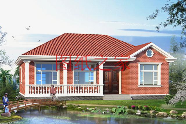 農(nóng)村一層別墅設計圖，經(jīng)濟又實用，溫馨舒適，比樓房更漂亮