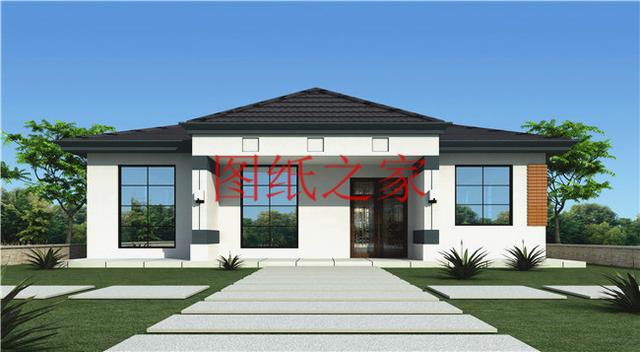 農(nóng)村一層別墅設計圖，經(jīng)濟又實用，溫馨舒適，比樓房更漂亮