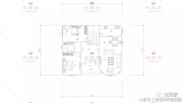 三層別墅設計圖，多臥室，人丁興旺也不怕，可以滿足你的需求