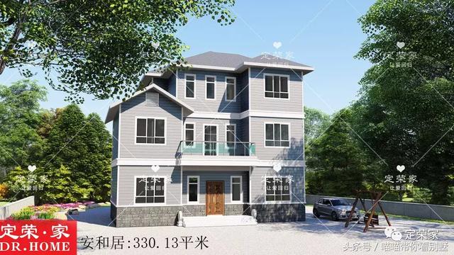 三層別墅設計圖，多臥室，人丁興旺也不怕，可以滿足你的需求