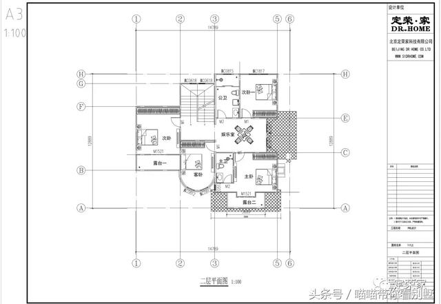 三層別墅設計圖，多臥室，人丁興旺也不怕，可以滿足你的需求