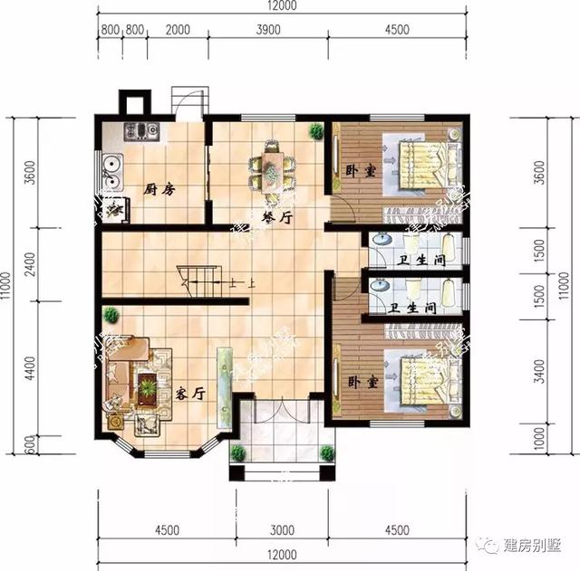 兩款農村自建房設計圖各有千秋，造價雖不同，但都一樣的溫馨舒適