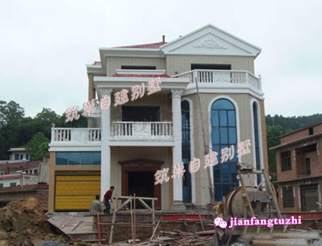 三層農村歐式別墅設計圖，設計別致、外觀亮麗