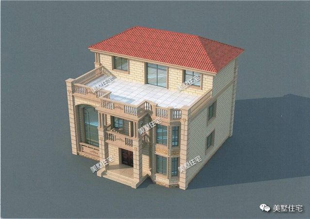 精心挑選了3款別墅設計圖，都帶堂屋，供大家參考