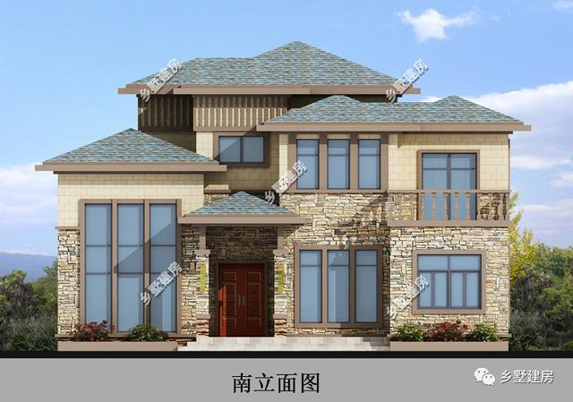 農(nóng)村時(shí)尚別墅設(shè)計(jì)圖，才30萬(wàn)，建出來(lái)美的沒(méi)話說(shuō)