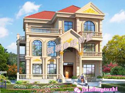 三層復(fù)式別墅設(shè)計(jì)效果圖全套CAD圖紙，戶型豪華精美