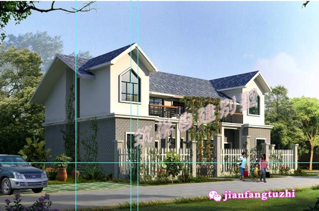 這2款二層小別墅設(shè)計圖，很適合在農(nóng)村自建，帶有院子，深受大家喜愛