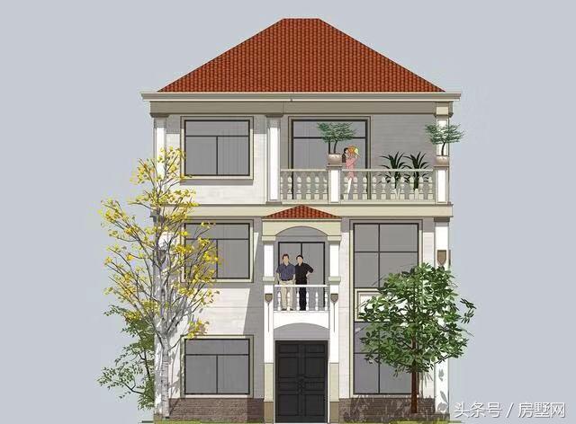 三層簡歐別墅設計圖，打造清新干凈舒適的家