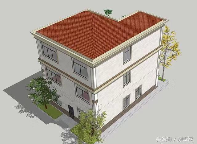 三層簡歐別墅設計圖，打造清新干凈舒適的家