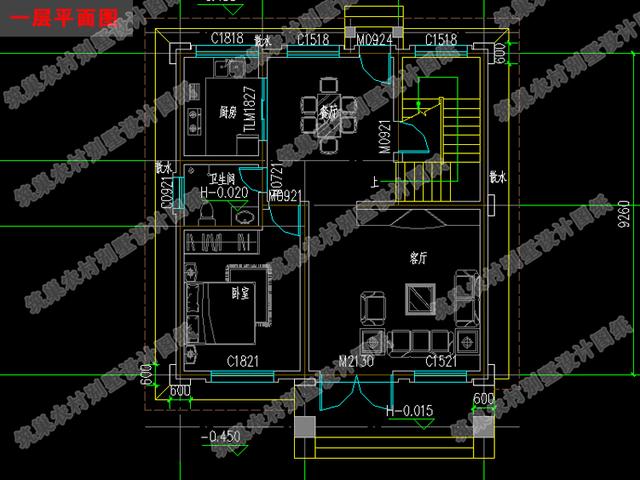 三層農村自建房小戶型設計圖，3廳5臥帶露臺，滿足家人的住房需求