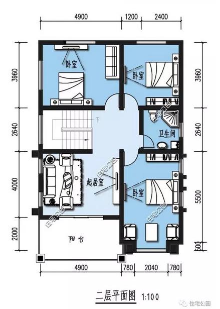 8款開間9米別墅設計圖，造價經濟，只要20萬就夠了