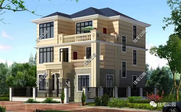 8款開間9米別墅設計圖，造價經濟，只要20萬就夠了