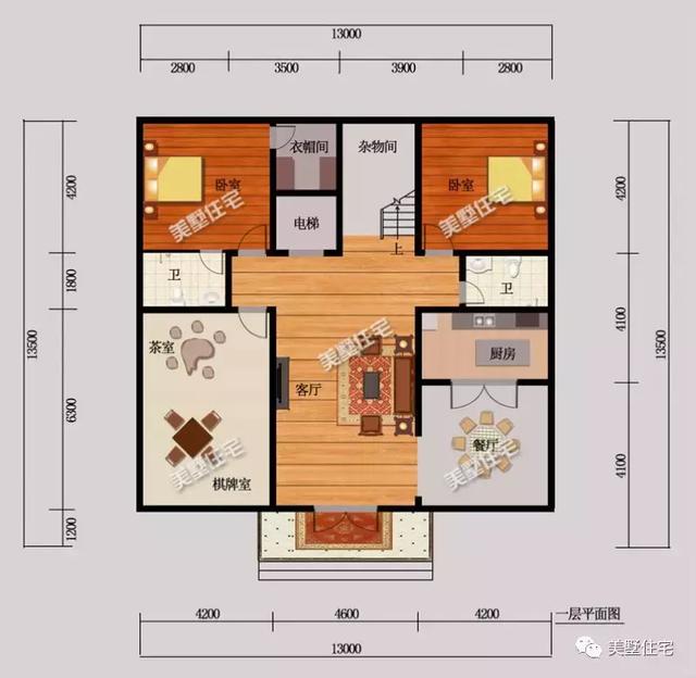 6款農村三層別墅設計圖，外觀端莊大方戶型方正，準備建房的小伙伴可以留作參考