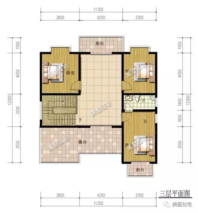 6款農村三層別墅設計圖，外觀端莊大方戶型方正，準備建房的小伙伴可以留作參考