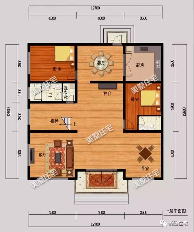 6款農村三層別墅設計圖，外觀端莊大方戶型方正，準備建房的小伙伴可以留作參考