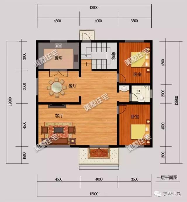 6款農村三層別墅設計圖，外觀端莊大方戶型方正，準備建房的小伙伴可以留作參考