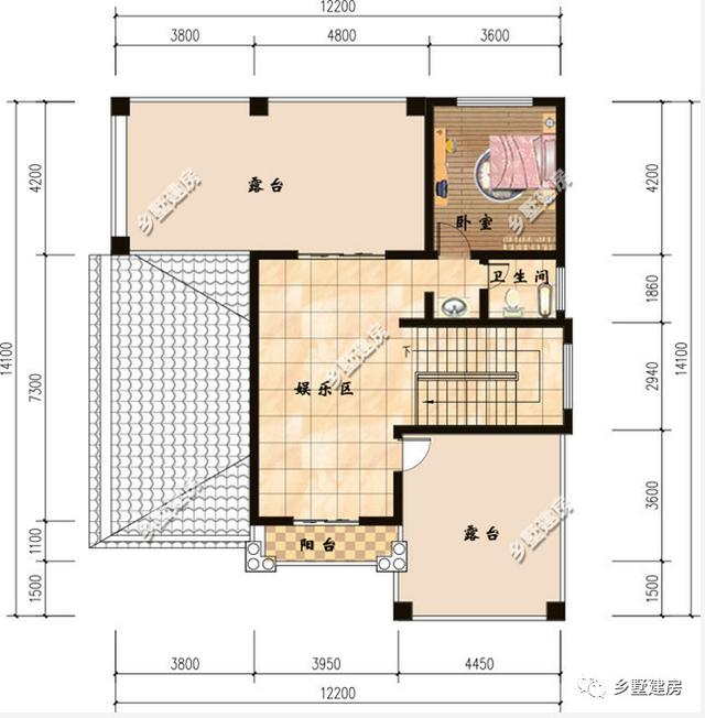 這款新建的的四層農(nóng)村自建房設(shè)計圖，性價比很高