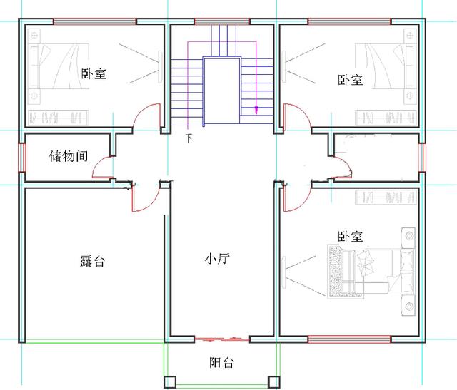 3款農村房屋設計圖，每一款都有自己獨特的風格