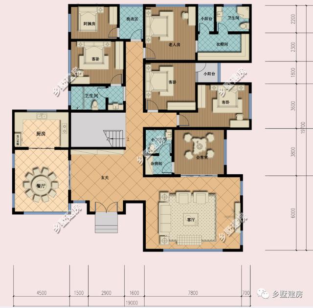 精選自建房設計圖紙，款款都很別致，給人一種舒適感