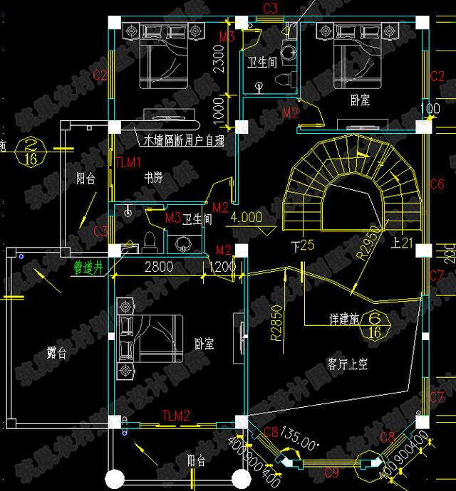 5款三層農(nóng)村別墅設計圖紙，帶八面體結(jié)構(gòu)設計，一起來欣賞下