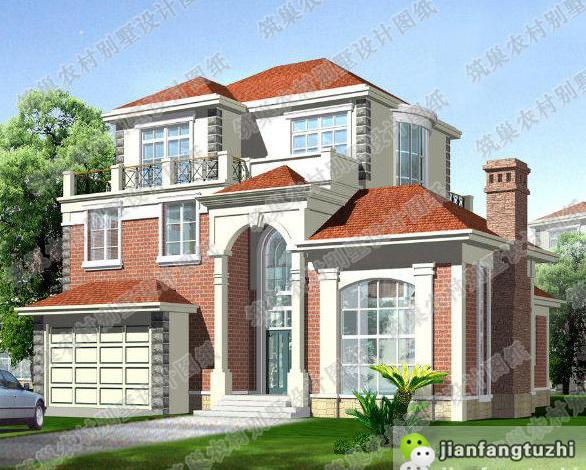 三層農村別墅設計圖，現在的農村房屋是越來越時尚大氣了