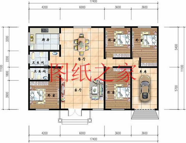 6款一層別墅設計圖，造價只要20萬，比樓房更經濟實惠