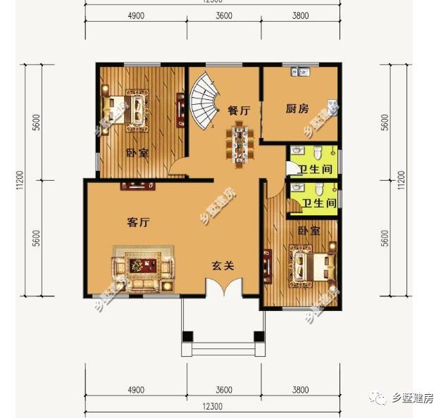 精選5套農村二層小洋樓，住著舒適，性價比超高，相信總有你中意的一款 ！