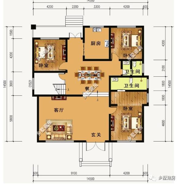 精選5套農村二層小洋樓，住著舒適，性價比超高，相信總有你中意的一款 ！
