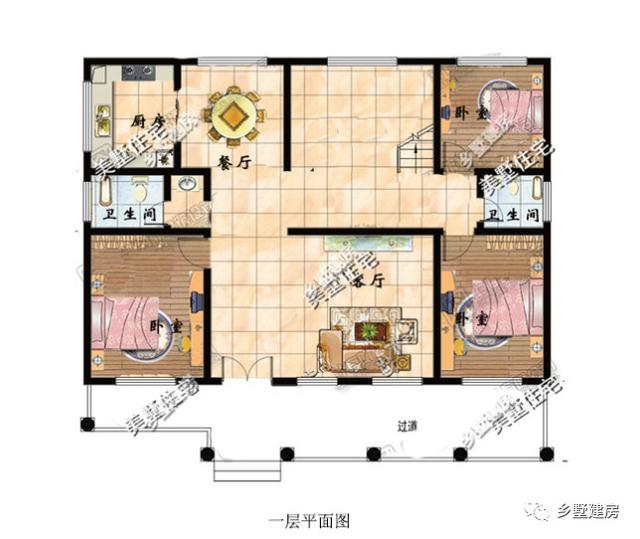 精選6套時下流行的農(nóng)村一層別墅設(shè)計圖，十萬塊包你建成，希望有你中意的一款！