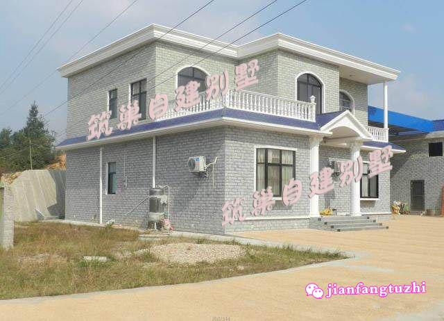 12.6米x13.5米農(nóng)村二層自建房，戶(hù)型簡(jiǎn)約方正，造價(jià)經(jīng)濟(jì)（含2張效果圖全套施工圖）