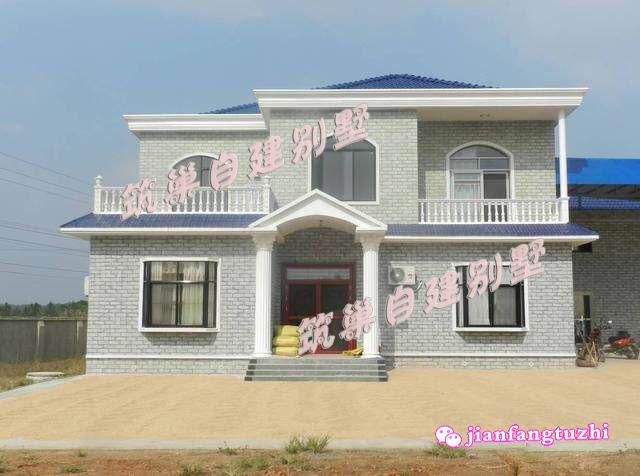 12.6米x13.5米農(nóng)村二層自建房，戶(hù)型簡(jiǎn)約方正，造價(jià)經(jīng)濟(jì)（含2張效果圖全套施工圖）