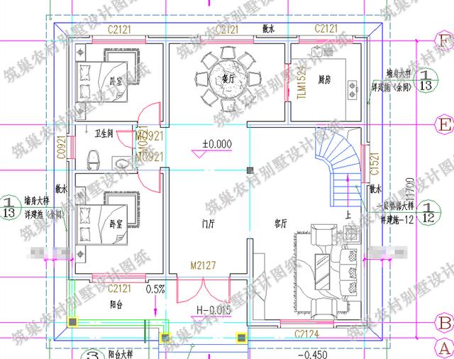 精選5款農村二層自建房，戶型1喜歡的人最多，戶型5造價只要22萬，來看看有沒有您喜歡的戶型。