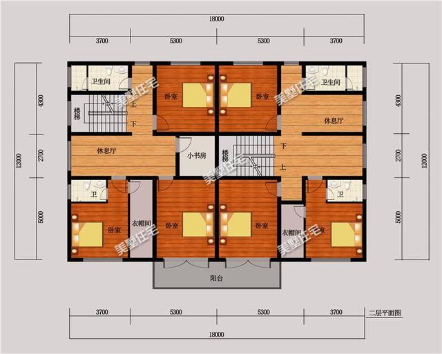 3款兄弟雙拼別墅設計圖，經典實用，精致大氣，利于兄弟和睦。