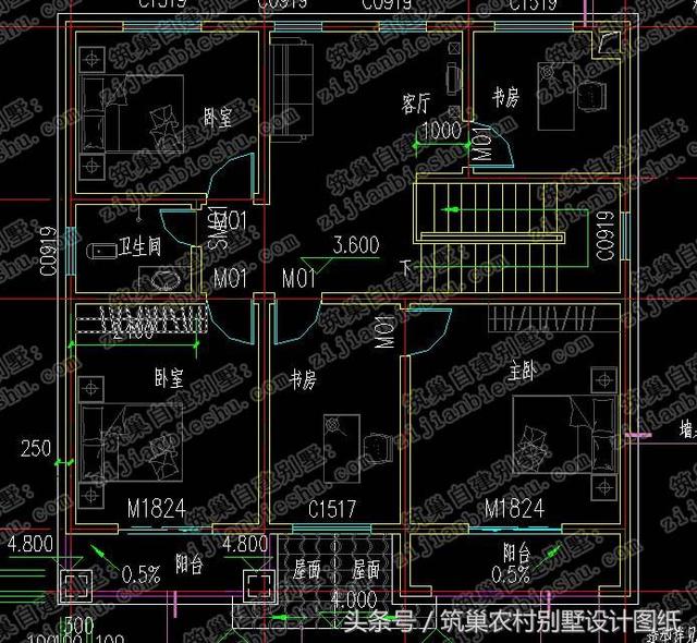 11×11米鄉村二層自建房，精致漂亮，美觀時尚，35萬就可以拎包入住！