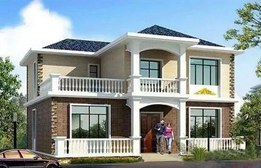 兩款二層別墅設計圖，第一款僅用60平米就實現了三室兩廳的超級功能，真是太牛了。