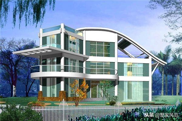 8.3米X14.6米三層現(xiàn)代風別墅設計圖，具有超高顏值，五間臥室，布局合理，三層房屋精選！