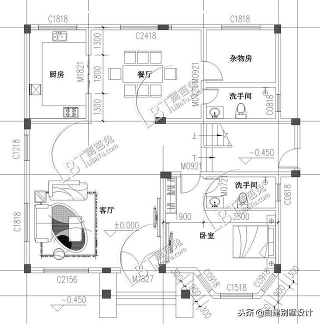12x114款三層農村自建房，安全、實用、美觀！