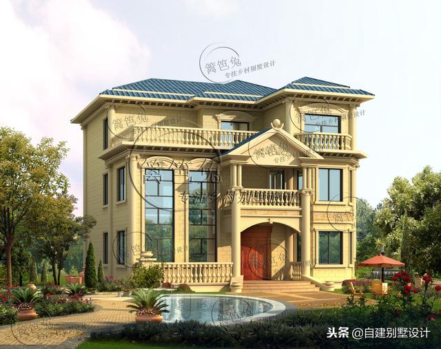 12x114款三層農村自建房，安全、實用、美觀！