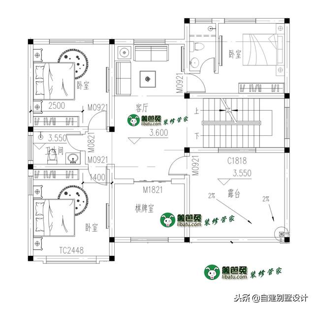 12x114款三層農村自建房，安全、實用、美觀！
