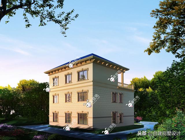 12x114款三層農村自建房，安全、實用、美觀！