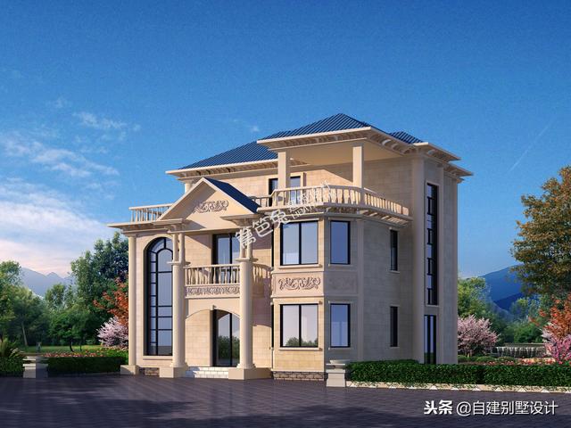 12x114款三層農村自建房，安全、實用、美觀！