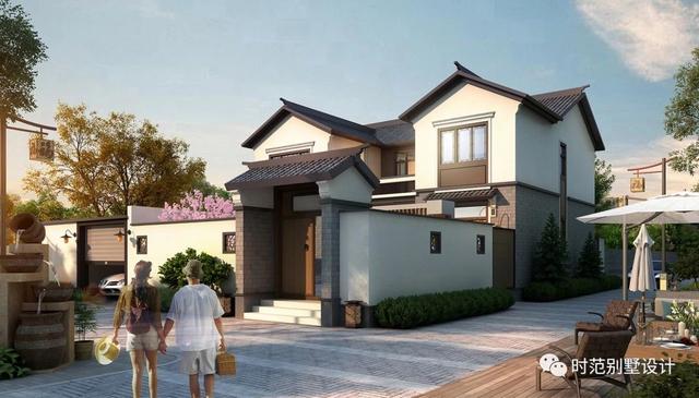 10x13米二層中式別墅設計圖，帶庭院，精致、華麗，花鳥山水間的千百年傳承