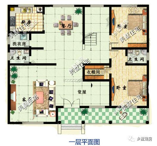 兩款帶有車庫+陽光露臺的二層農村自建房，實惠大氣，享受生活就是這么簡單！