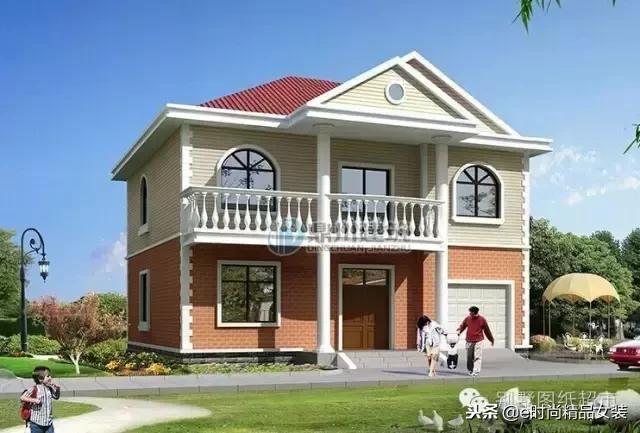 七套鄉村別墅設計圖，外觀時尚美觀，造價經濟實惠，快來選一套吧！